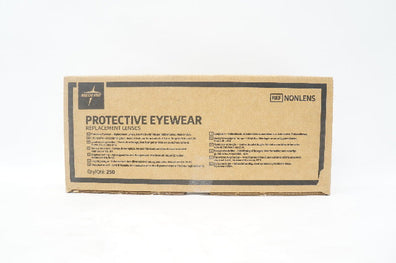 Medline NONLENS Protective Eyewear Replacement Lenses - Case of 250